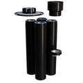 VISIONLINE INSULATED FLUE 25mm KIT 4mtr inc. CEILING RING