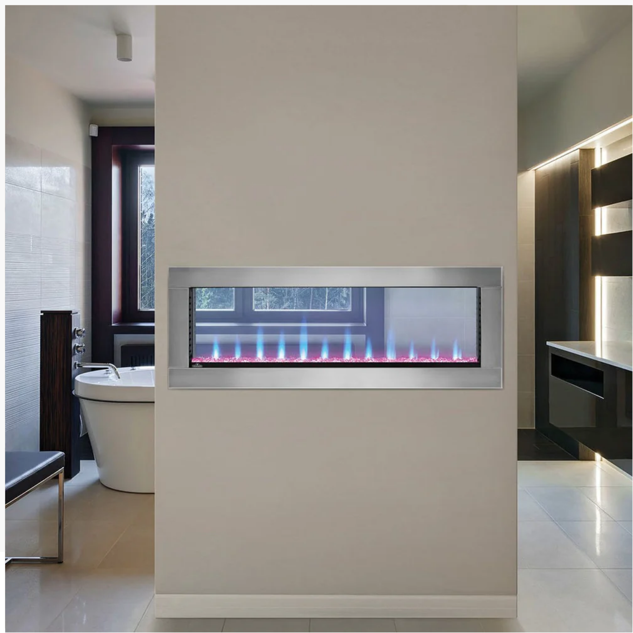 Napoleon CLEARion™ Elite See-Through Electric Fireplace