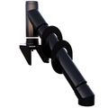 INSULATED FLUE 45 WALL PEN KIT (inc Rings)